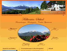 Tablet Screenshot of kaelberstein-stueberl.de